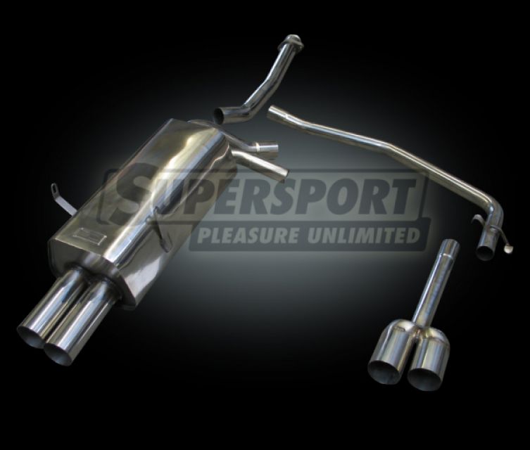 BMW E63 640i 645i 650i Stainless Steel Dual Muffler Exhaust System