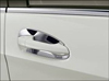 Mercedes GLK Chrome Door Handle Inserts (Set of 4)