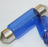 Xenon Blue interior bulb, cylinder type, 39mm long 6411-X 10Watt