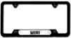 Mini Cooper  "MINI" License Plate Frame (Black)