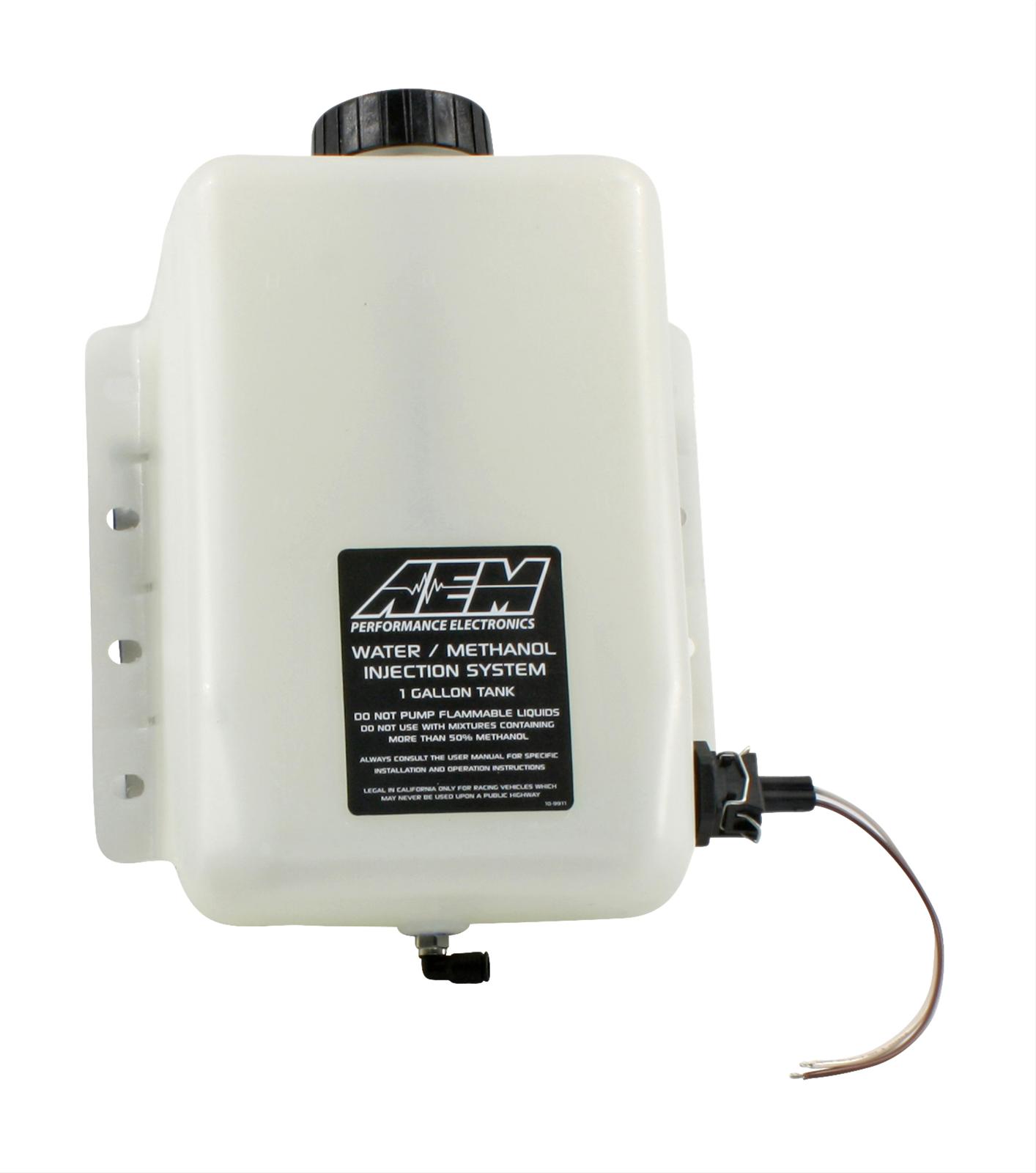 AEM V2 Water/Methanol Injection 1 or 5 Gallon Tank Kit with Conductive Fluid Level Sensor
