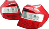 BMW E87 1-Series LED Tail Lights Red/Clear