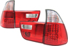 BMW X5 '00-'05  Red/ Clear LED Taillight Set