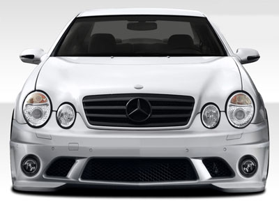 Painted Mercedes Benz CLK W208 Coupe F-Style Roof Window Sport Spoiler 02 CLK430