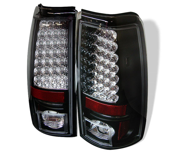 Chevy Silverado '03-'06 1500/2500/3500 LED Tail Lights - Black Housing Set
