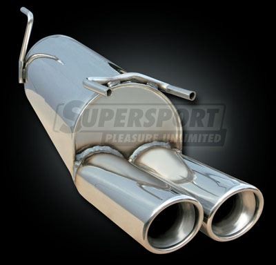 BMW E83 X3 2.5i 3.0i Supersport Stainless Steel Exhaust Muffler