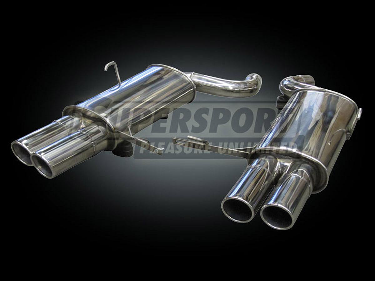 BMW E92 M3 Supersport Stainless Steel Dual Muffler Exhaust System