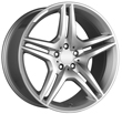 MB Euro AMG  Style  MB8 CL63 - 18" 19" 20" Silver Machine Face