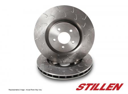 STILLEN Ford Mustang Shelby GT500, 5.0 Front Hook Slot 1-Piece Sport Rotors (Brembo Calipers w/14" R