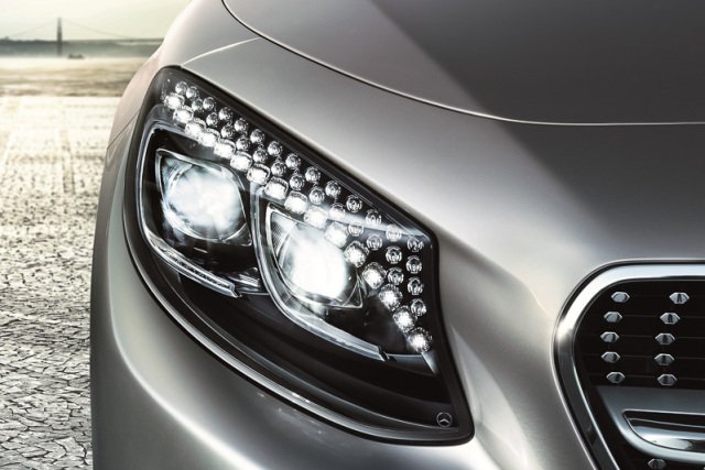 Genuine Mercedes Benz C217 S550 S Class Coupe Edition 1 S63 AMG  Swarovski Crystal LED Headlights