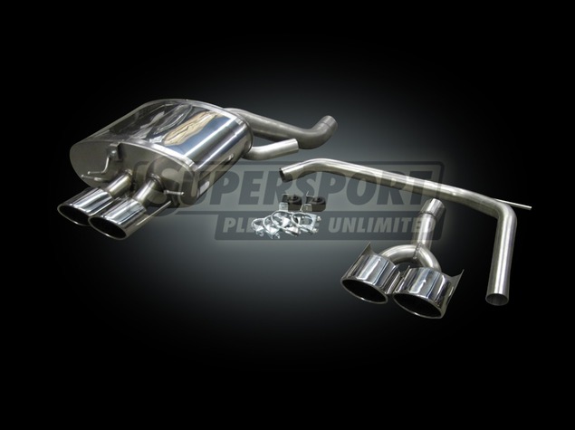 BMW E60 540i 545i 550i Supersport Stainless Steel Dual Exhaust System
