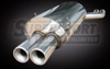 Mercedes Benz C-Class W202 SuperSport Stainless Steel Muffler  w\\ Dual Tips for 93-00
