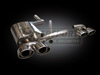 Mercedes Benz C-Class W202 SuperSport Stainless Steel Dual Exhaust w/ Dual Tips for 93-00