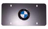 BMW Black Stainless Steel Lince Plate w/ BMW Logo
