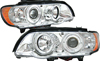 BMW E53 X5 '01 - '03 LED Projector Angel Eye USA Headlights w/ Chrome Housings
