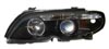 325i, 330i E46 Sedan Black Housing  Halogen Projector Headlights, '02 -'05 Angel Eyes