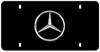 Mercedes Benze R-Class Marque Plate with Star Logo (Black powder coat stainless steel)