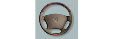 MB W209 CLK Steering Wheel, Wood & Leather