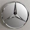 Mercedes Chrome and Silver O.E. Center Cap