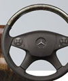 MB C Class Steering Wheel, Wood & Leather