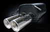 Mercedes Benz C-Class ll W203 Supersport Steel Mufflerw/ Dual Tips for 00