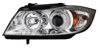BMW 3 Series '06-'08 E90/E91 CCFL Halo Projector Chrome Clear Headlight  w/ Amber