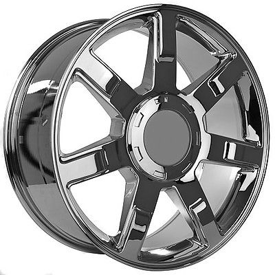 Cadillac Escalade 22" Chrome Replica Wheels Rims