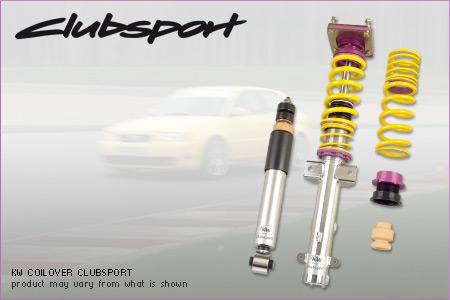 KW Suspension Clubsport Coilovers - Without Top Mount - '00-'06 Audi TT