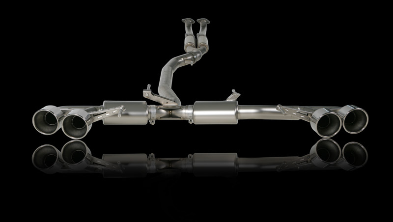 Nissan GTR 2008-2016 Akrapovic Slip On Line Titanium Performance Exhaust