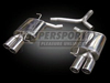 Mercedes Benz SLK-Class Supersport Stainless Steel Dual Exhaust w/ Dual Tips For R171 03/04- Fits 20