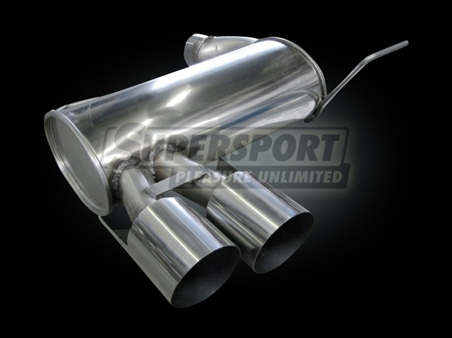 BMW E82 Supersport Stainless Steel Muffler 125i 130i 135i from 10/07