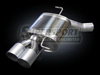 Mercedes Benz E-Class Supersport Stainless Steel Exhaust w/ Dual Tips for W210 05/95-03/02 Fits Engi
