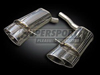 Mercedes Benz CL Class 500 600 CL55 AMGCoupe Supersport Stainless Steel Dual Exhaust w/ Dual Tips Fo