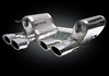 Mercedes Benz C-Class Supersport Stainless Steel Dual Exhaust w/ Dual Tips for C230, C280, C300, C35