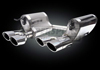 Mercedes Benz C-Class Supersport Stainless Steel Dual Exhaust  w/ Dual Tips for C180 Kompressor, C20