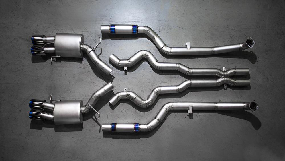 Agency Power Full Midpipe Catback Exhaust System Color Tips BMW M5 F10 '13+