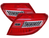 Mercedes C Class W204 LED Red/ Clear Taillight Set '08-'11