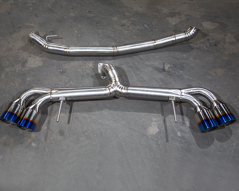 Agency Power Titanium Exhaust System 90mm Piping 120mm Tips Nissan R35 GT-R '09-'14