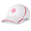 MB White Cap with Pink Trim